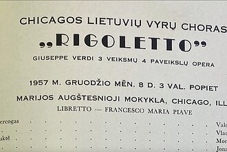 The Lithuanian Chicago Opera The Lithuanian Chicago Opera