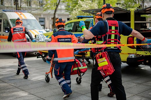 Prie Vyriausybės surengtos institucijų pratybos