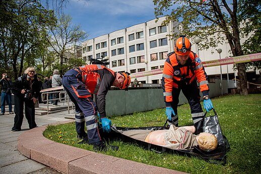 Prie Vyriausybės surengtos institucijų pratybos