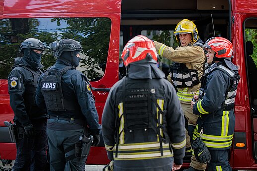 Prie Vyriausybės surengtos institucijų pratybos