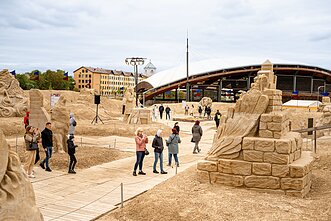 2025 m. Jelgavos tarptautinio smėlio skulptūrų festivalio akimirkos