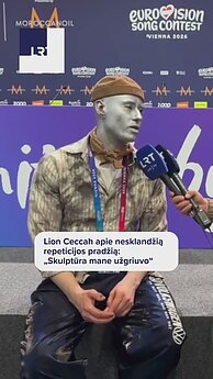 Lion Ceccah pasirodymas repeticijoje neapsiėjo be nesklandumų