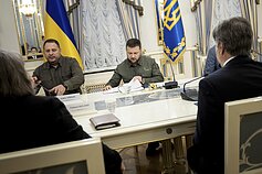 Andrijus Jermakas ir Volodymyras Zelenskis