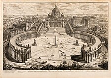 Piranesi, Giovanni Battista. Vedute di Roma disegnate ed incise da Giambattista Piranesi, architetto Veneziano. T. I. Rome, 1776. Knyga saugoma Lietuvos nacionalinio muziejaus padalinyje Kazio Varnelio namuose-muziejuje. Šiuo metu eksponuojama parodoje „Prisiekęs“