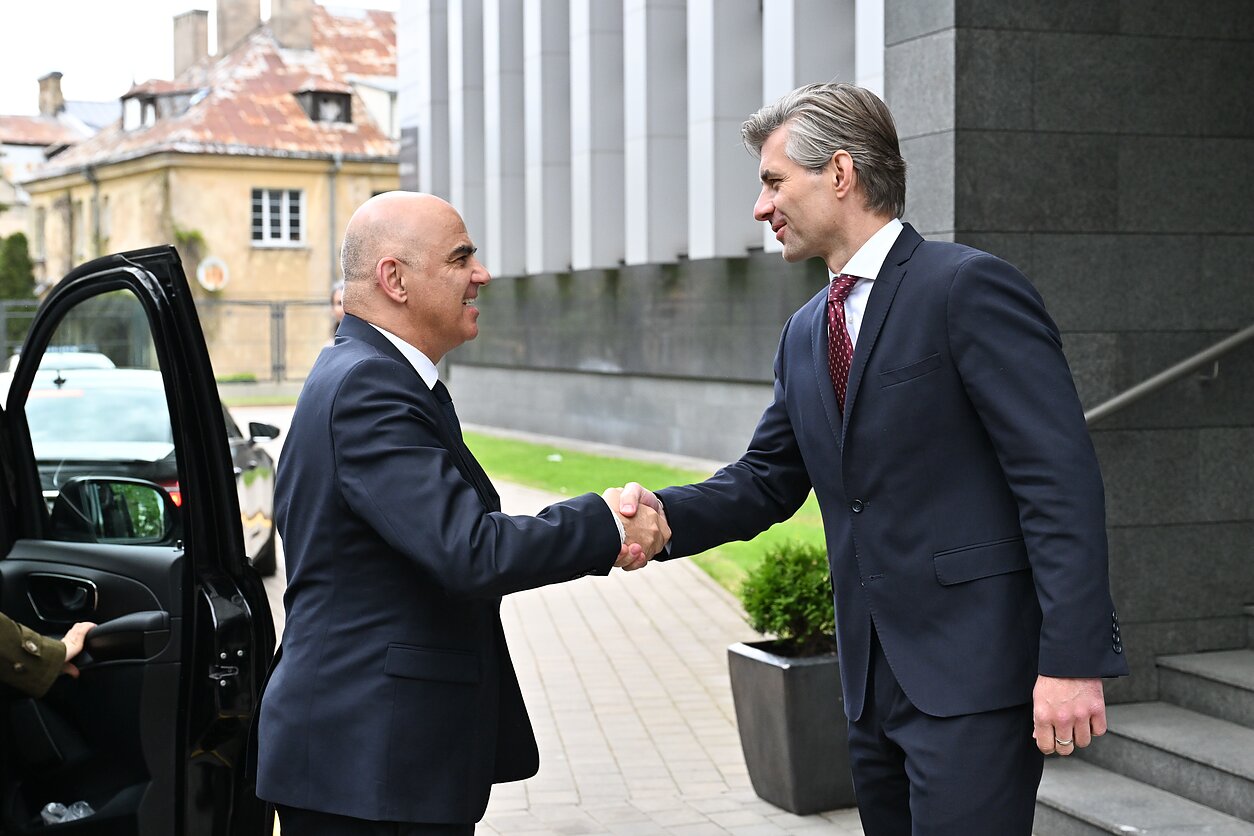 Kęstutis Budrys ir Alainas Bersetas