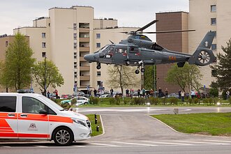 В Вильнюсе открыта вертолетная площадка