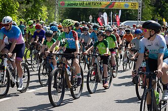 Vaikų dviračių čempionatas ir pilietinis važiavimas „Minu už Lietuvą“