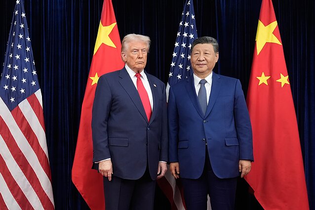 Trumpas lankosi pas Jinpingą: esminė susitikimo tema – JAV ginkluotės tiekimas Taivanui