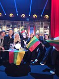 Lion Ceccah ir jo eurovizinė komanda „žaliajame kambaryje“ Lion Ceccah ir jo eurovizinė komanda „žaliajame kambaryje“