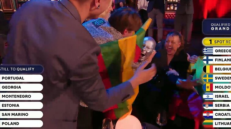 Patekęs į „Eurovizijos“ finalą, Lion Ceccah neslėpė emocijų: Lietuvos vardą išgirdo pabaigoje