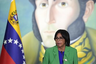 laikinoji Venesuelos prezidentė Delcy Rodriguez