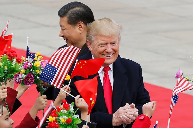 Xi Jinpingas ir Donaldas Trumpas, 2017 m. 