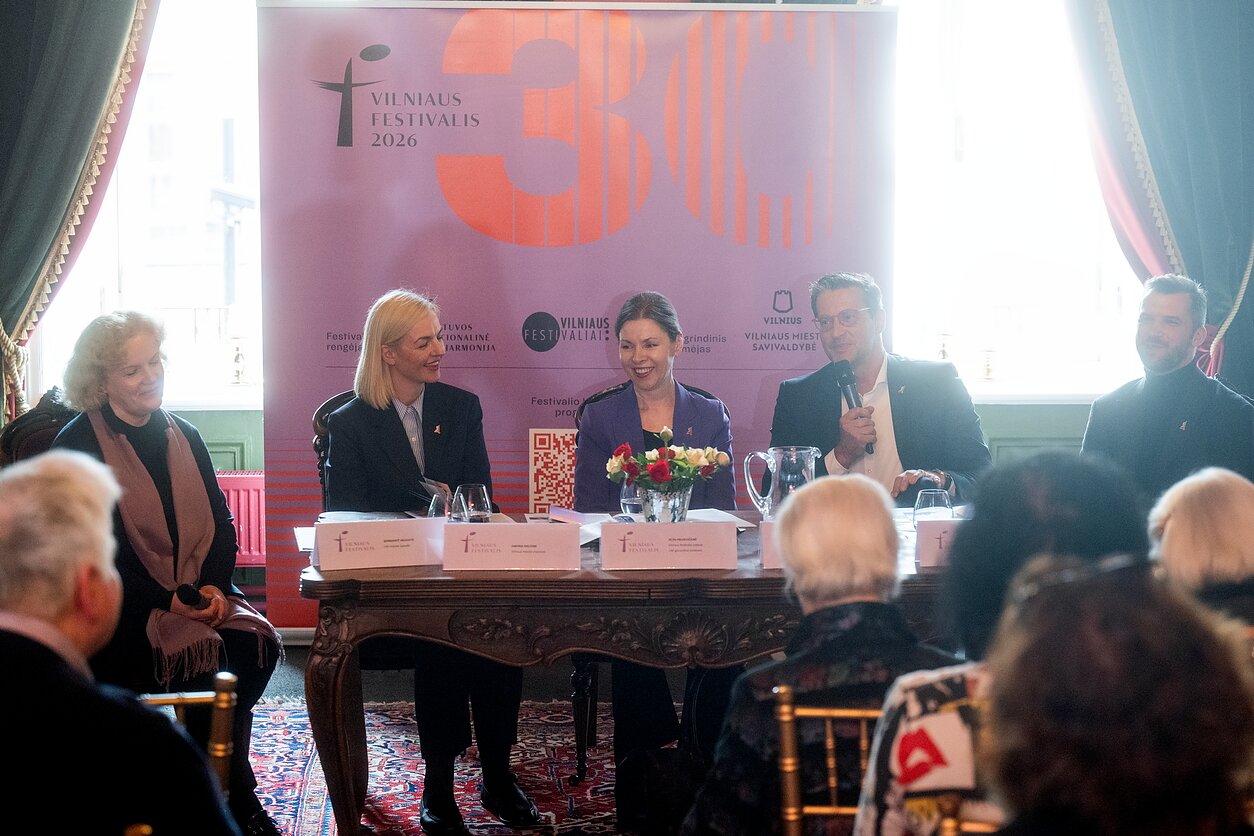 Vilniaus festivalio spaudos konferencija Vilniaus festivalio spaudos konferencija
