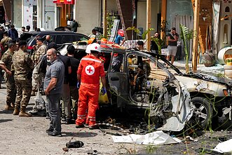 Libano valstybinė žiniasklaida: Izraelis smogė automobiliui į pietus nuo Beiruto