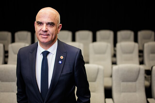 Europos Tarybos generalinis sekretorius Alainas Berset Europos Tarybos generalinis sekretorius Alainas Berset