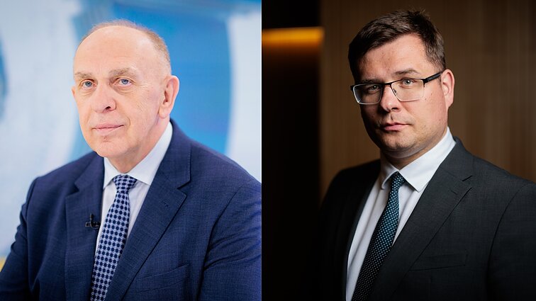 Dienos tema. Remigijus Motuzas ir Laurynas Kasčiūnas (su vertimu į gestų k.)