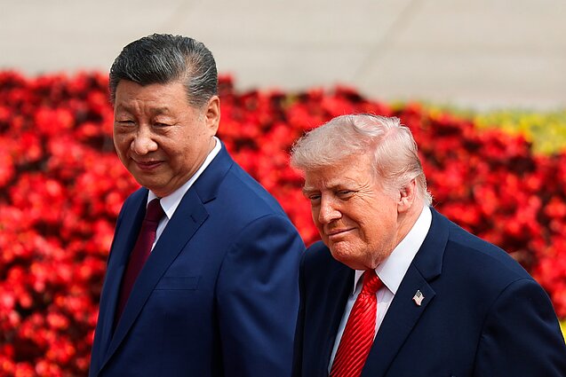 Xi Jinpingas ir Donaldas Trumpas 