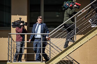 Po kratų namuose Remigijus Žemaitaitis atvyko į Seimą