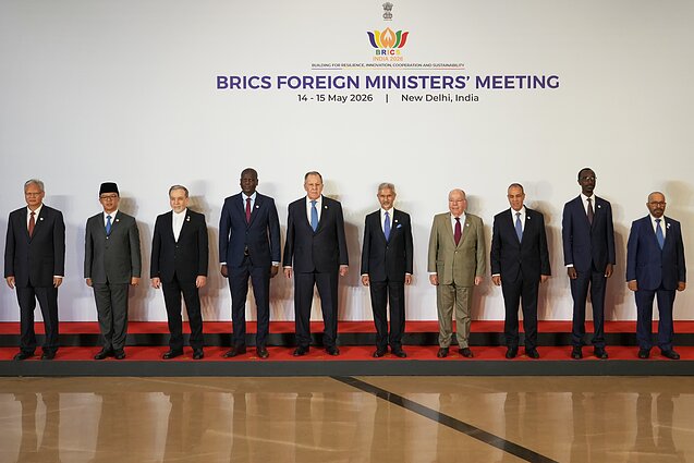BRICS užsienio reikalų ministrų susitikimas Naujajame Delyje BRICS užsienio reikalų ministrų susitikimas Naujajame Delyje