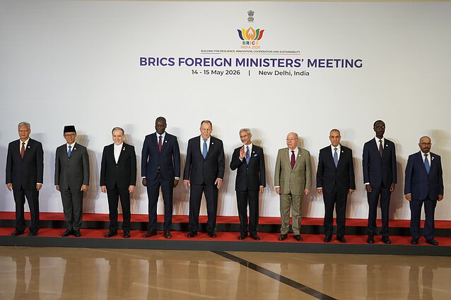 BRICS užsienio reikalų ministrų susitikimas Naujajame Delyje BRICS užsienio reikalų ministrų susitikimas Naujajame Delyje