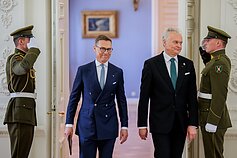 Gitanas Nausėda ir Alexanderis Stubbas