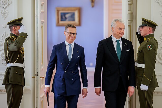 Gitanas Nausėda ir Alexanderis Stubbas