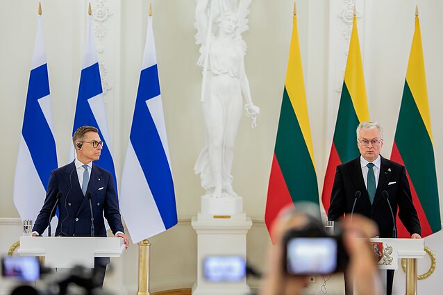 Gitanas Nausėda ir Alexanderis Stubbas
