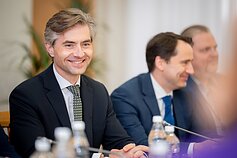 Uždarame socialdemokratų frakcijos posėdyje pakviestas Kęstutis Budrys