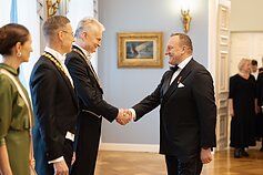 Lietuvos pirmoji pora surengė valstybinę vakarienę Suomijos pirmosios poros garbei