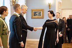 Lietuvos pirmoji pora surengė valstybinę vakarienę Suomijos pirmosios poros garbei
