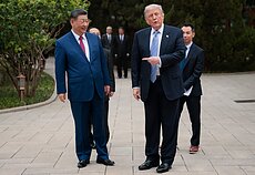 Xi Jinpingas ir Donaldas Trumpas