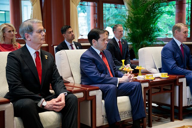 Scottas Bessentas ir Marco Rubio Scottas Bessentas ir Marco Rubio