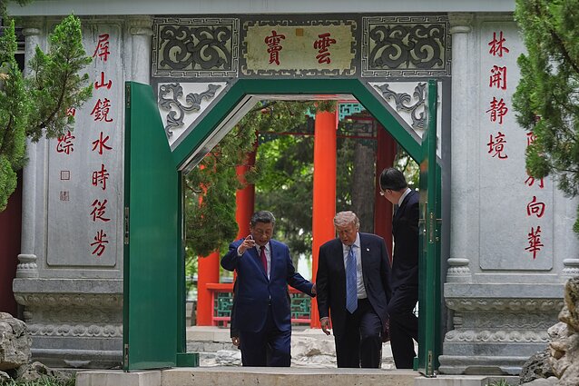 Xi Jinpingas ir Donaldas Trumpas Xi Jinpingas ir Donaldas Trumpas
