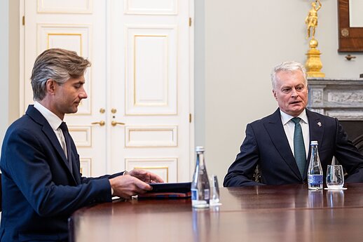 Kęstutis Budrys and Gitanas Nausėda