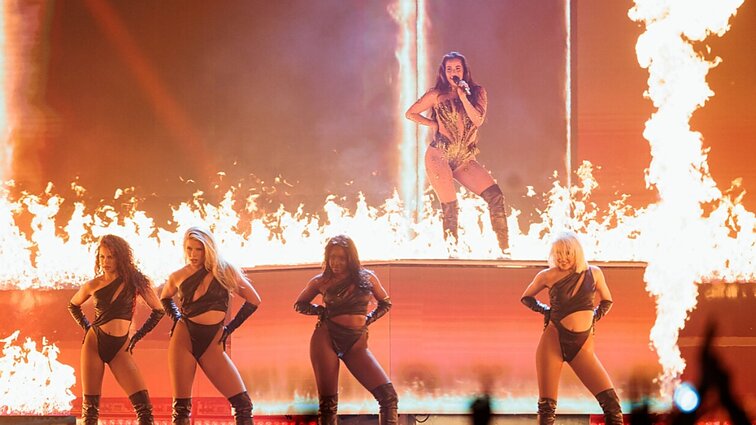Eurovizija 2026. Finalas. Vokietija. Sarah Engels – „Fire“ Eurovizija 2026. Finalas. Vokietija. Sarah Engels – „Fire“