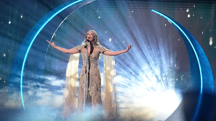 Eurovizija 2026. Finalas. Australija. Delta Goodrem – „Eclipse“ Eurovizija 2026. Finalas. Australija. Delta Goodrem – „Eclipse“
