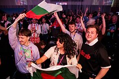 Šėlsmas arenoje paskelbus 2026 metų „Eurovizijos“ nugalėtojus Šėlsmas arenoje paskelbus 2026 metų „Eurovizijos“ nugalėtojus