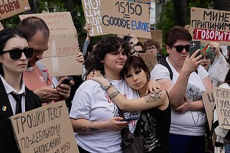 Kyjivo gyventojai protestavo prieš civilinį kodeksą Kyjivo gyventojai protestavo prieš civilinį kodeksą