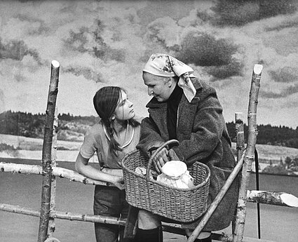 Kazimiera Kymantaitė (dešinėje). 1972 m.  