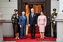 Švedijos karalius Karlas XVI Gustavas ir karalienė Silvija, Gitanas Nausėda ir Diana Nausėdienė
