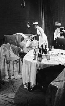 Filmavimo momentas. 1981 m.