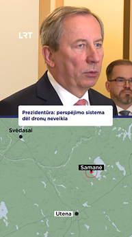 Valstybės institucijos: perspėjimo sistema dėl dronų turėtų būti tobulinama