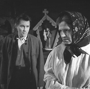Arnas Rosenas ir Janina Berūkštytė-Trinkūnienė. 1970 m. 