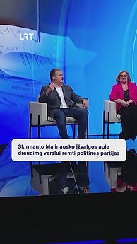 Skirmanto Malinausko įžvalgos apie draudimą verslui remti politines partijas