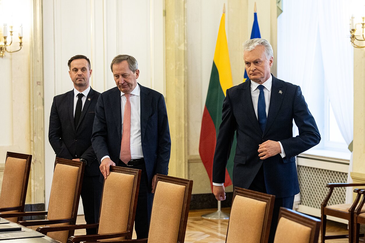 Deividas Matulionis ir Gitanas Nausėda Deividas Matulionis ir Gitanas Nausėda