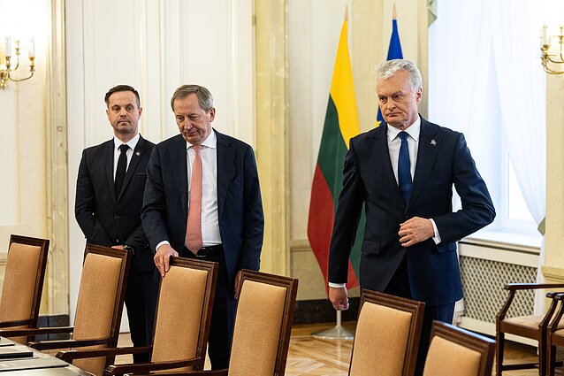 Deividas Matulionis ir Gitanas Nausėda Deividas Matulionis ir Gitanas Nausėda