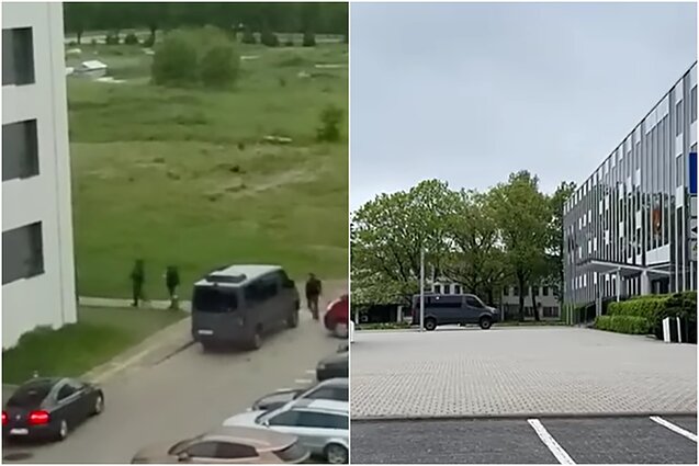 Šalčininkuose – teisėsaugos operacija: „Aro“ pareigūnai ir prie rajono savivaldybės Šalčininkuose – teisėsaugos operacija: „Aro“ pareigūnai ir prie rajono savivaldybės