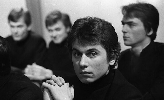 Priekyje Albinas Arkauskas. 1982 m. 