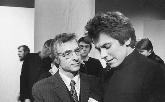 Ferdinandas Jakštys (kairėje) ir Albinas Arkauskas. 1982 m. 