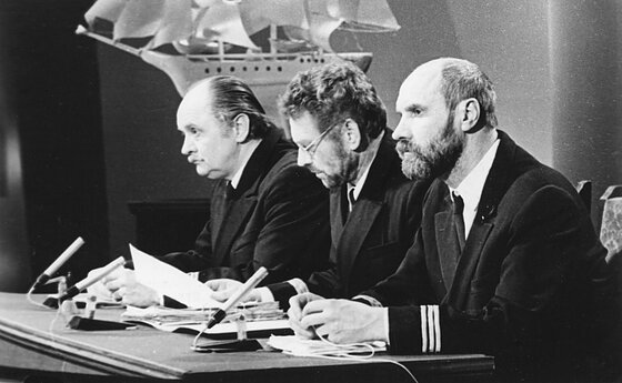 Iš kairės: Juozas Meškauskas, Rolandas Butkevičius, Jonas Pakulis.